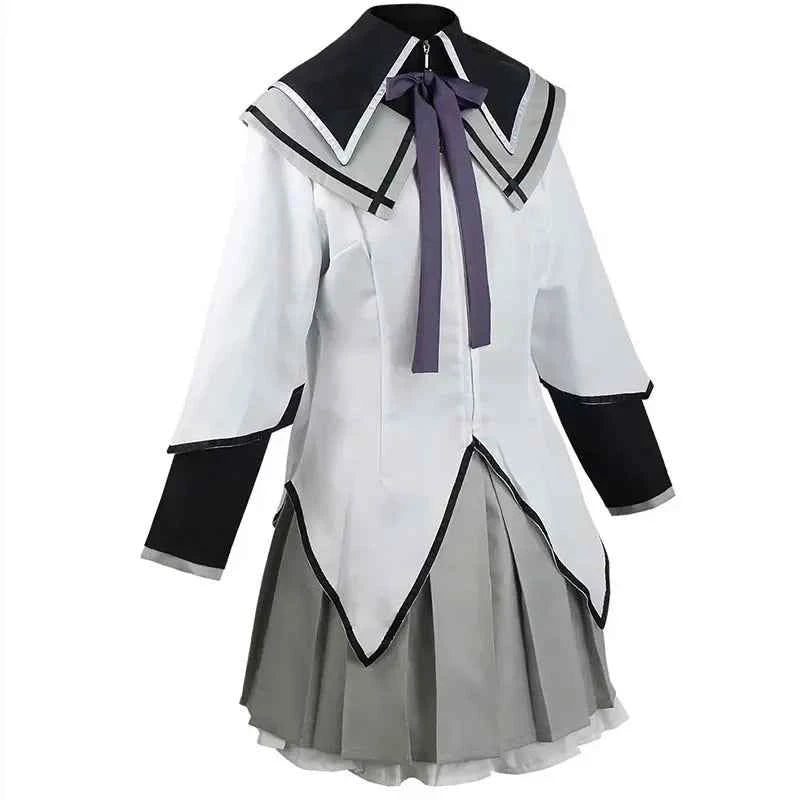 Akemi Homura Anime Cosplay Costume – Fighting Uniform Outfit
