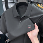 Men's Summer Luxury Brand Cotton 100% Polo Shirt Lapel Printing Short Sleeves T-Shirt Business Leisure Ventilate Men's Clothing
