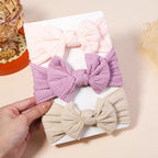 3Pcs/Lot Cable Knit Baby Headbands For Children Elastic Baby Girls Turban Kids Hair Bands Newborn Headwrap Baby Hair Accessories