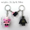 2pcs Beautiful Handmade 3D Bat Couple Keychain Fairy Figure Pendant Phone Key Ring Backpack Accessory Gifts for Him Y2K Jewelry