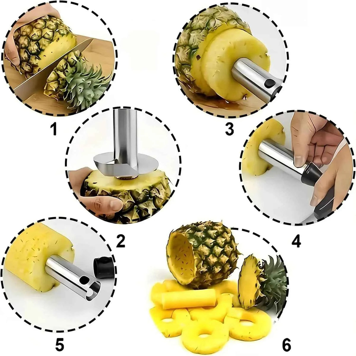 1pcs Pineapple Slicer Peeler Peeler Stainless Steel Fruit Tools Cooking Tools Kitchen Accessories Kitchen Gadgets