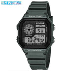 SYNOKE Digital Watches Men Sports Luminous Multifunction Waterproof Chrono Wristwatch Outdoor and Running Student Seven Light
