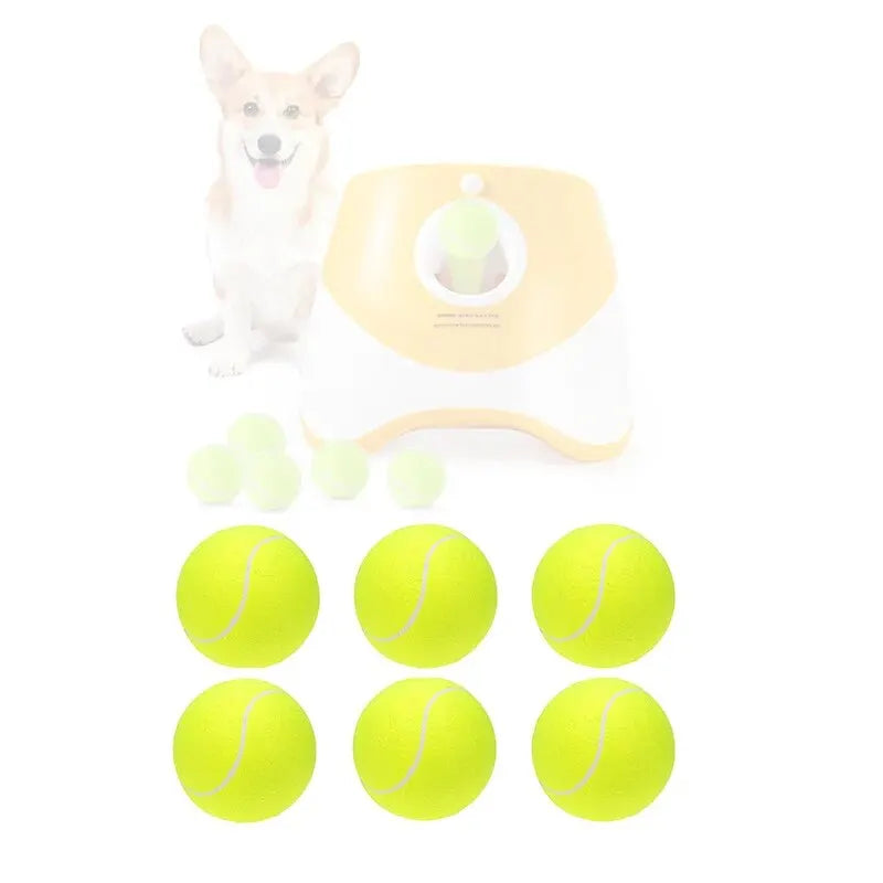 Tennis Balls for Dogs – 2-Inch Small Dog Balls Compatible with Automatic Ball Launchers (12 Pack)
