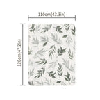 100% Cotton 120*110cm 2 Layers Newborn Baby Bath Towel Wrap Muslin Swaddle Blankets