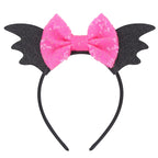 2026 Latest Halloween Cobweb Ears Headband Women Festival DIY Mouse Hairband Kids Party Villains Cosplay DIY Hair Accessories