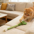 Cat Chew Toys Catnip Cat Teeth Cleaning Toy Interactive Self Playing Catnip Molar Stick Toys Bite Squeaky Cat Toy