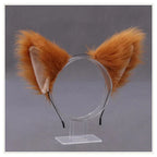 Lolita Animal Cat Fox Ear Hair Hoops Cosplay Girls Halloween Anime Headbands Headwear Hair Accessories