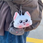 Keychain Geto Suguru and Satoru Gojo Plush Cosplay Doll Pendant Keyrings Couple Accessories Key Chains Fans Gift