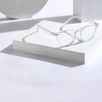 Transparent Square Plastic Frame Trendy Anti-Blue Light Clear Glasses for Back To School Clothing Accessories