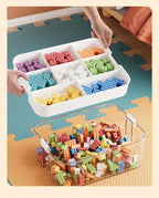 Plastic Storage Box For Lego Children Jigsaw Puzzle Building Block Container Classification Part Sort Box Kidroom Toy Organizer