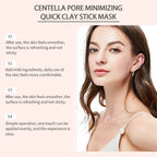 Centella Clay Stick Mask Pore Minimizing Quick Moisturizing Soothing Facial Brightening Face Mask Skin Care 27g
