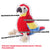 Indestructible Plush Parrot Dog Toy – Squeaky Chew Toy for Small & Large Dogs