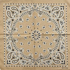 New Fashion Hip Hop 100% Cotton Bandana Square Scarf Gradient Color Paisley Headband Printed For Women/Men/Boys/Girls