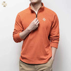 SBWL Autumn High Quality Men's Running Fitness Outdoor Sportswear Fashion Business Casual Breathable Long Sleeve T-Shirt Tops