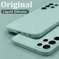 Case For Samsung Galaxy S26 S24 S23 S22 S25 Ultra S24 FE A57 A56 A55 A16 A17 5G S25 Edge Shockproof Liquid Silicone Phone Cover