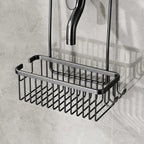 No-Drill Toilet & Shower Rack – Bathroom Storage Basket for Bath Products
