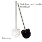 Japanese Minimalist Toilet Brush – Stainless Steel Handle
