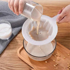 Ultra Fine Nylon Mesh Strainer Spoon for Coffee Tea and Juice Filter