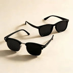 2PCS Y2K Retro UV400 Fashion Sunglasses for Women & Men