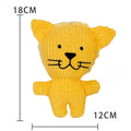 New dog and cat plush sound toy for teething puppy; self-entertainment and boredom relief device for small and medium-sized dogs