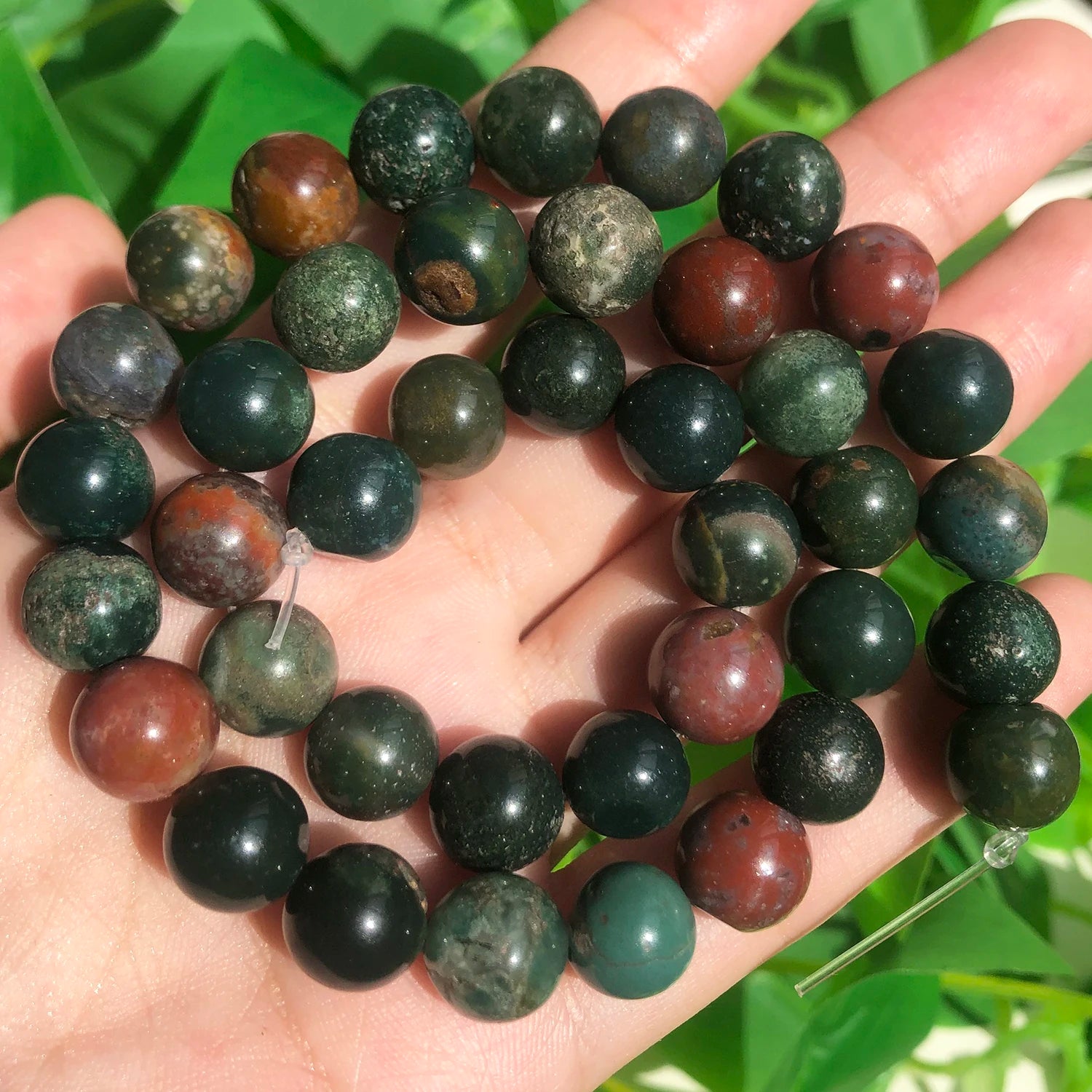 Natural Stone Beads Lapis Lazuli Round Loose Stone Beads For Jewelry Making DIY Bracelet Earrings Accessories 15'' 4/6/8/10/12mm