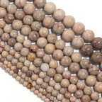 1String/Lot 4 6 8 10 12mm Natural Stone Round Tiger Eye Crystal Turquoises Spacer Beads For DIY Crafts Ornament Making Supplies