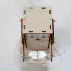 Robot Eating Coin Wood DIY Model Teaching Learning Stem Project for Kid Science Education Experiment Education Toy Assemble Kit