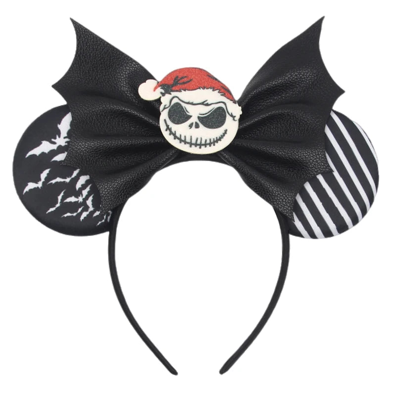 2026 Latest Fashion Ear Headband Sequin Bows For Girl Adult Kids Halloween Party Cosplay Hair Accessories Princess Hairband