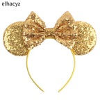 2026 Chic Embroidery Sequin Ears Headband Classical DOT Bow Hairband For Girls Women Party Head Wear Kids DIY Hair Accessories