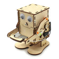 Robot Eating Coin DIY Wooden STEM Science Experiment Assembly Kit for Kids