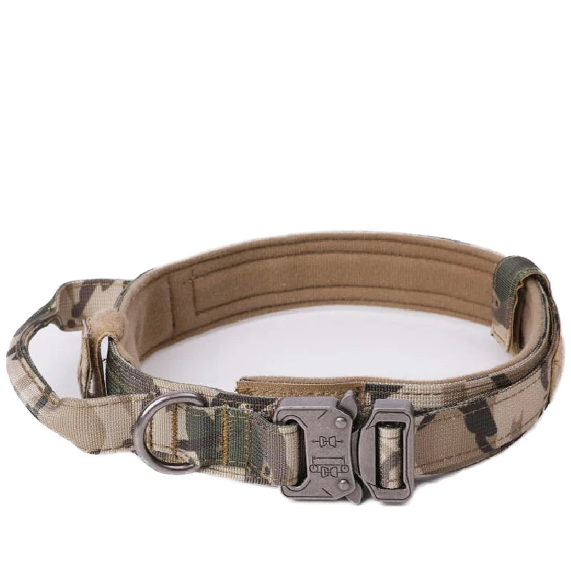 Pet Dog Collar Leash Set Nylon Material Durable Dog Collar Reflective Leash Pet Tactical Training Dog Collar Large Dog Leash Set - WTN Essentials 