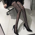 Japanese Lolita Retro Floral Rattan White Stocking Hot Tights Classic Lolita Hollowed Out Lace Mesh Stockings Bottomed Pantyhose