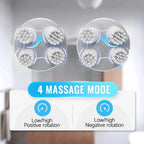 Electric Head Scalp Massager Body Massage Neck Deep Tissue 4 Kneading for Hair Growth Wireless Stress Relax and Cat Pet Claw