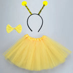Animals  Children  Headband Tutu Skirt Tail Bow Kids  Girl Party Props Elephant Tiger Fox     Halloween Costume Cosplay