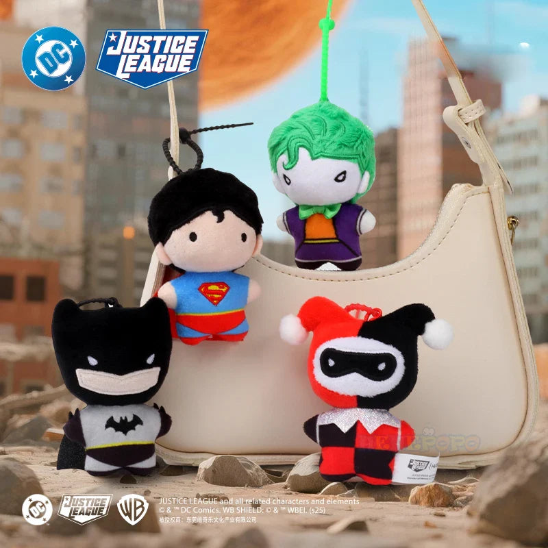 DC Justice League Plush Keychain Superhero Bag Charm