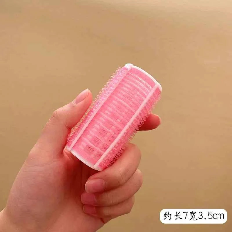 S/M/L Lazy Hair Rollers Hair Curlers Air Bangs Curling Rollers Plastic Self-adhesive Hair Curling Hairdressing Styling DIY Tool