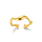 316L Stainless Steel Rings for Women Gold Color Never Fade Luxury Classic rings wedding couple rings Jewelry Free Shipping