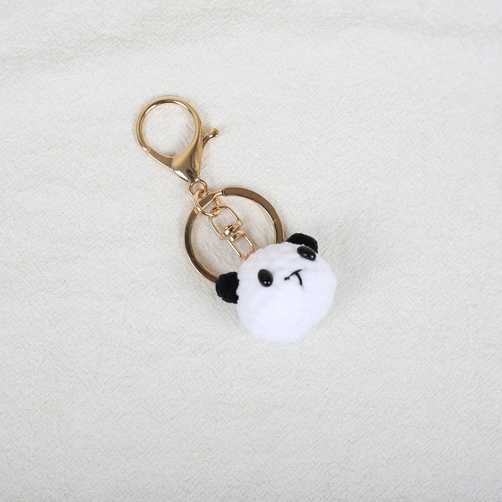 Mini Animal Crochet Keychain Cute Knitted Doll Keyring