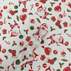 10/20 Sheets, Santa and Christmas Gift Patterned Tissue Paper, Santa, Christmas Gifts, Christmas Stockings, Colored Lights, Christmas