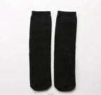 About 28 cm Knee High Socks Kids Boys Girls Socks for School Uniform Children White Socks Student Black  toddler girl socks