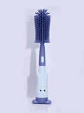 Bottle Brush Tea Cup Multifunctional Standing Brush Food Grade Silicone Nipple Brush Set Cup Brush Three-in-one Straw Brush Spon
