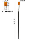 Professional Corner Paint Brush for Walls & Ceilings - Handheld Edger Tool with Clean Cut for Latex Paint, Ideal for Indoor/Outr