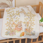 Newborn baby bath towel pure cotton gauze bath towel Class A soft children's blanket absorbent newborn baby blanket