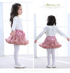 Baby Girls Tutu Fluffy Skirt Toddler Princess Ballet Dance Tulle Mesh Skirt Kids Cake Skirt Cute Girls Clothes Pettiskirt Skirt