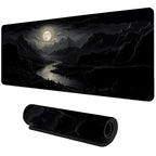 Night Moonlight Large Mouse Pad – Non-Slip Gaming & Office Desk Mat for Laptop, PC, and Esports Players