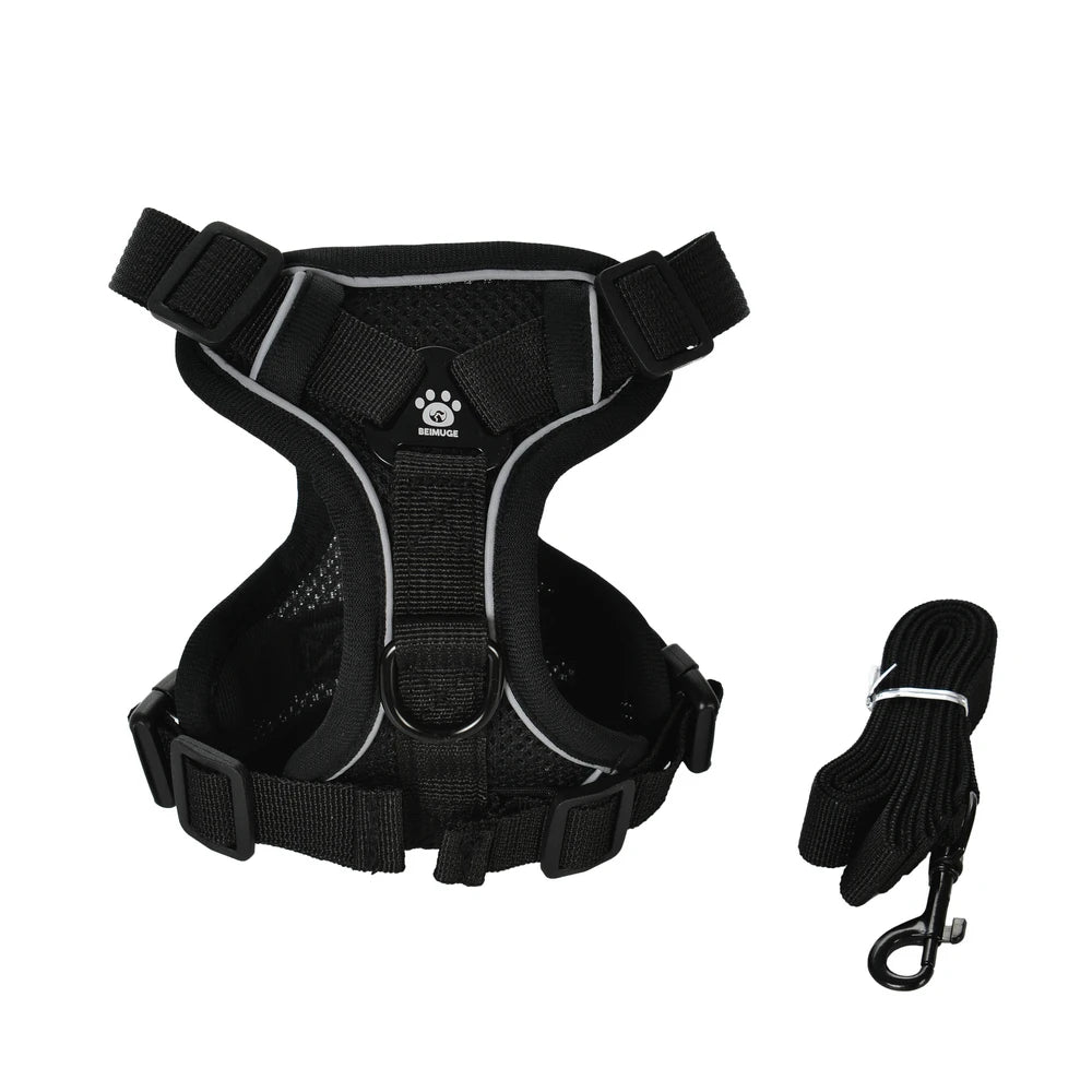 Secure escape proof cat harness with leash for outdoor adventures