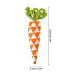 1/5pcs Easter Carrot Ornaments 2026 Spring Easter Party Decoration for Home Kids Birthday Favors Gift Soft Artificial Carrot Toy