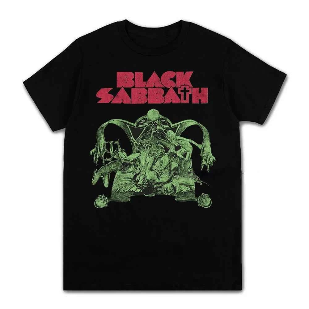 Black Metal Rock Band T shirt Men Women Fashion Casual Graphic Short Sleeve Short Sleeve Plus Size T Shirt Unisex 62474