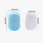 200/100PCS Travel Soap Paper Disposable Convenient Soap Paper Washing Hand Clean Scented Mini Slice Soaps Bathroom Accessories