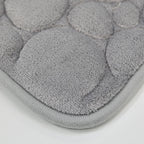 3-Piece Solid Color Bathroom Mat Set – Water-Absorbing & Non-Slip